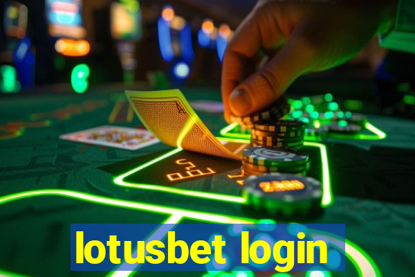 lotusbet login